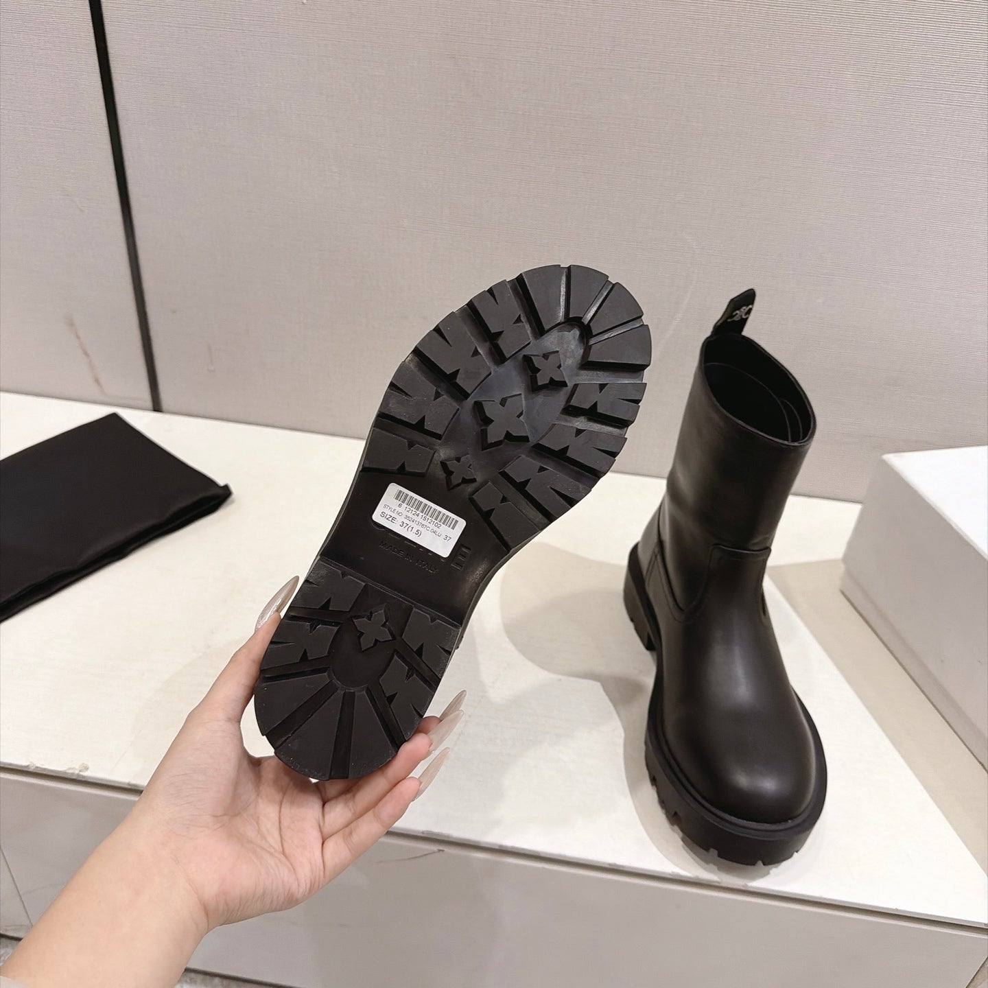 Celine 2026 Margaret Boots Leather 101100
