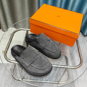 HM 25 Go Mule Dark Grey Suede 369350