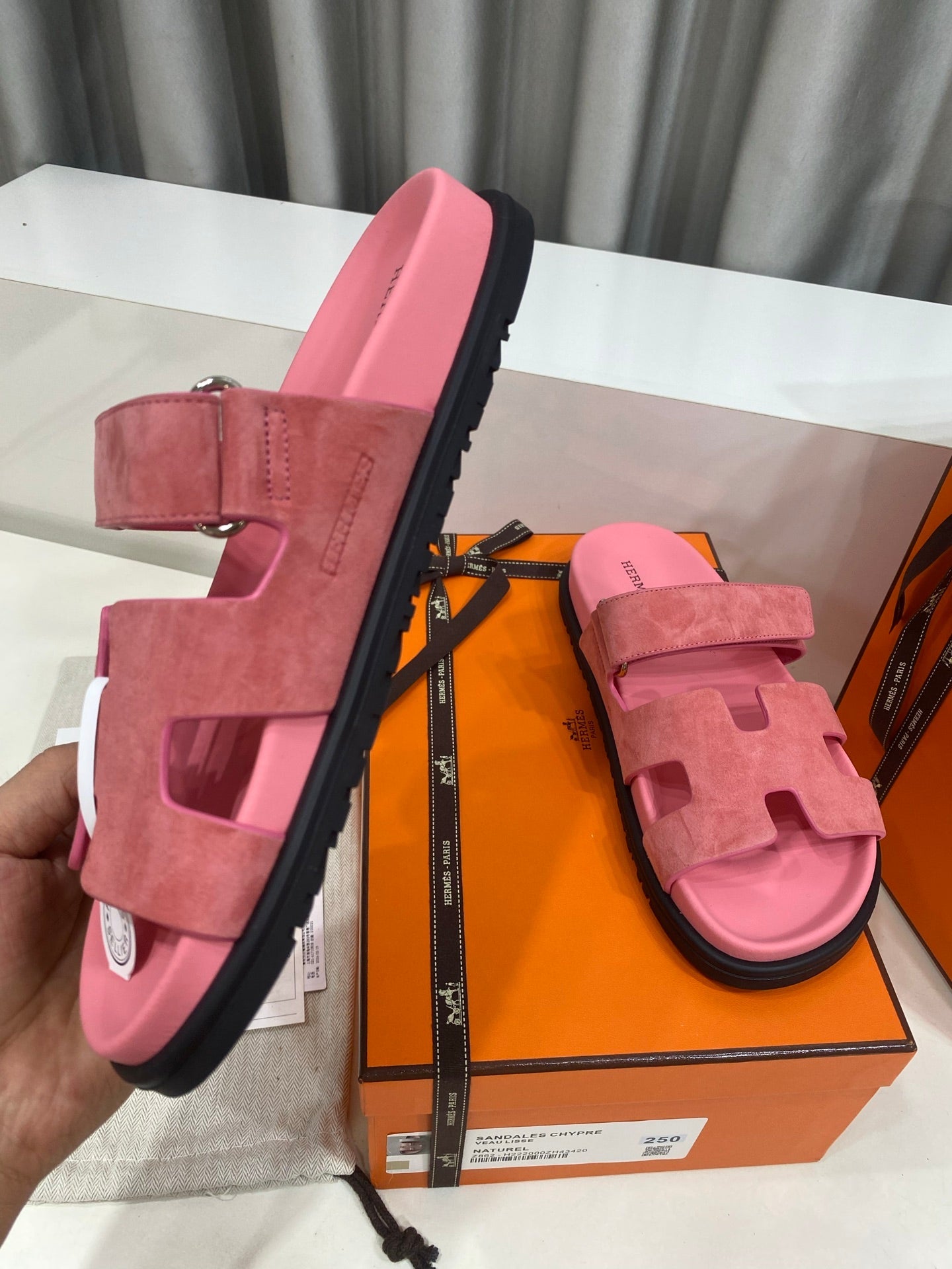 Hermes 2026 Chypre Sandal Suede 957589