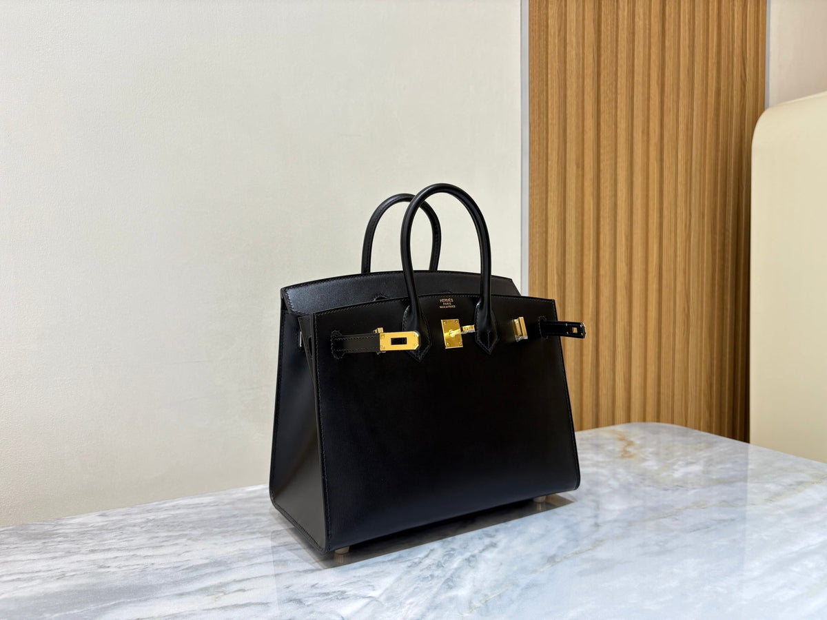 High-end Hermes 2026 Birkin 25cm Black Box Calf Leather