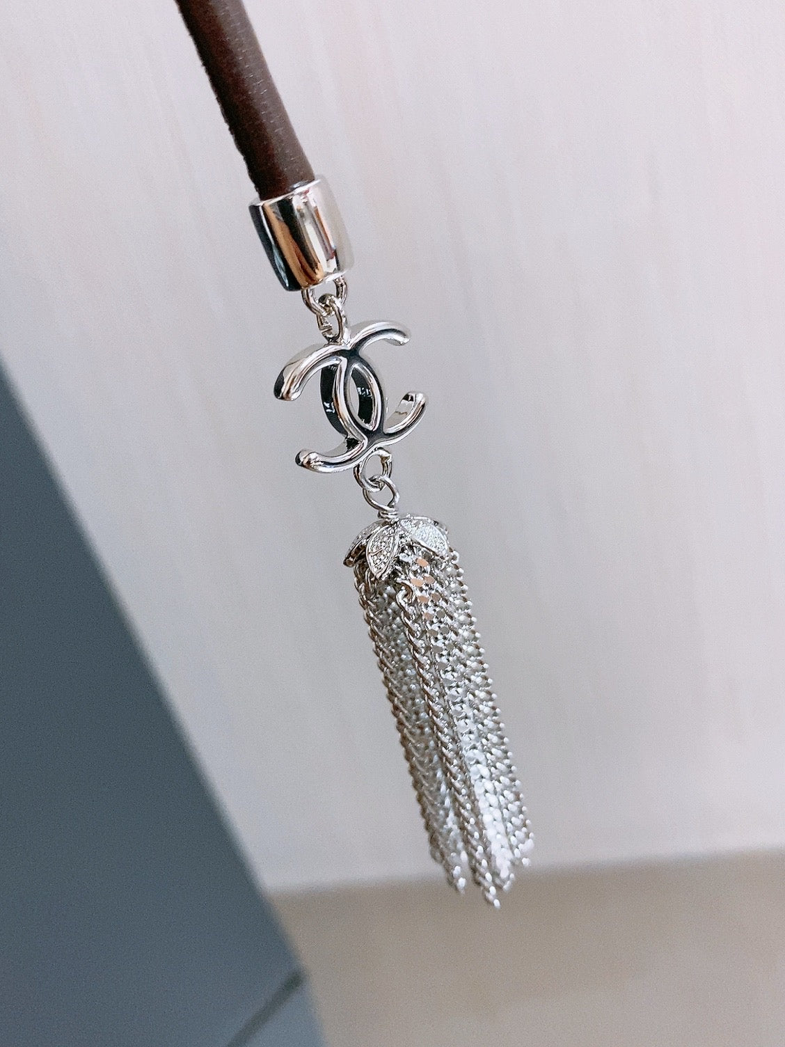 Chanel 2026 Double C Buckle Tassel Belt Lambskin 216980