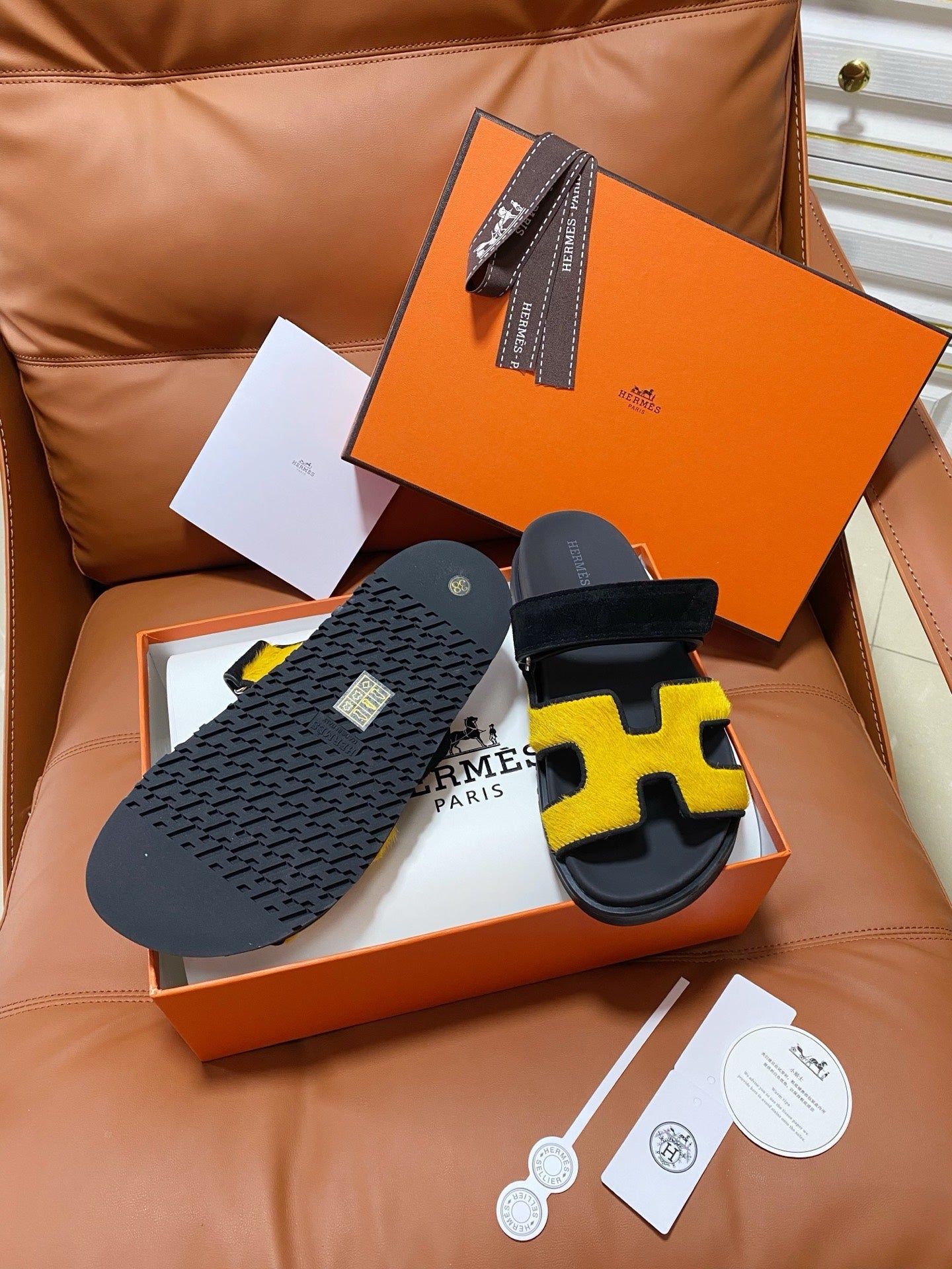 Hermes 2026 Chypre Sandal Ponyhair With Cowhide 928484