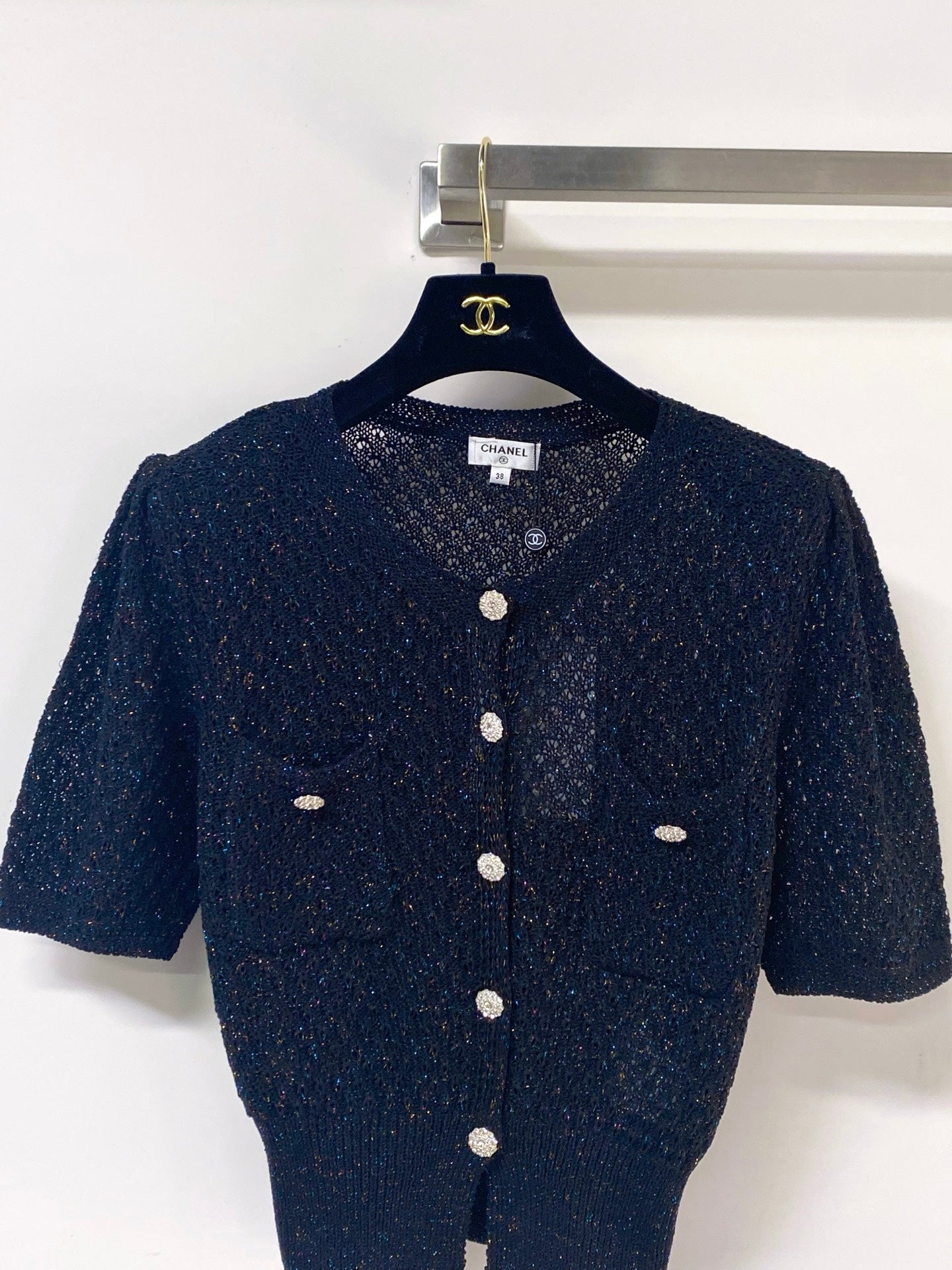 Chanel 2026 Knit Cardigan Tops Laine Wool 375026