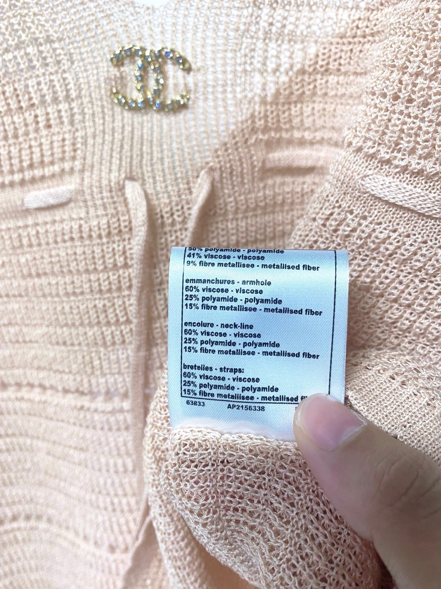 Chanel 2026 Camisole Viscosa 439833