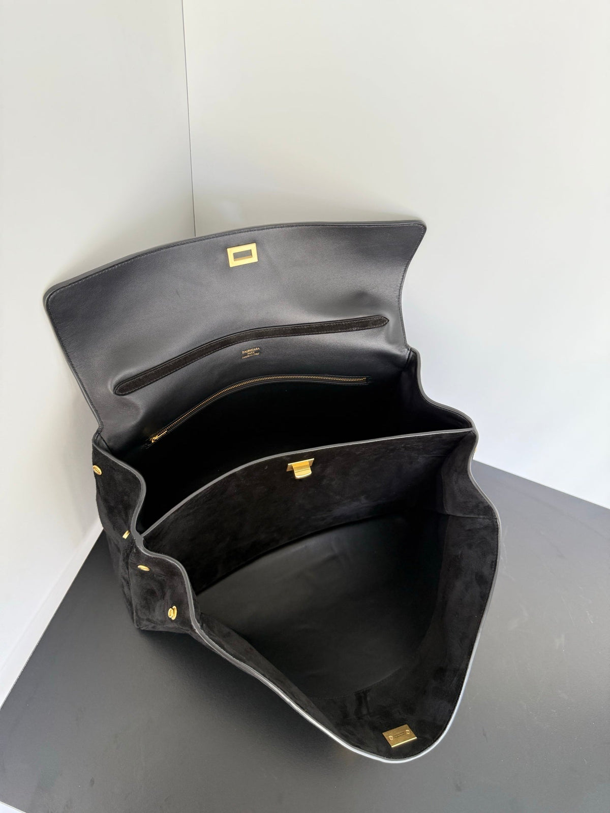 Balenciaga 2026 Rodeo Bag Gold Buckle Suede Leather