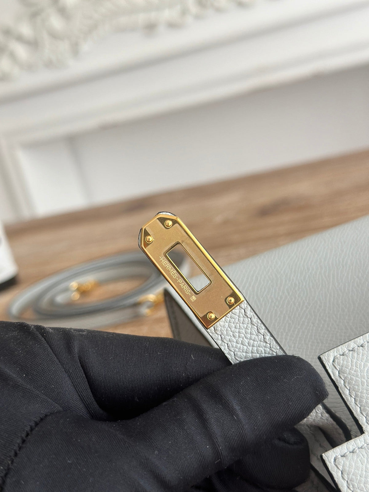 High-end Hermes 2026 Mini Kelly II 19cm Bag Epsom Leather 3
