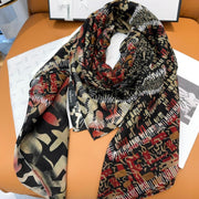 CC Square Scarf 140 CM In Colorful Cashmere 421294