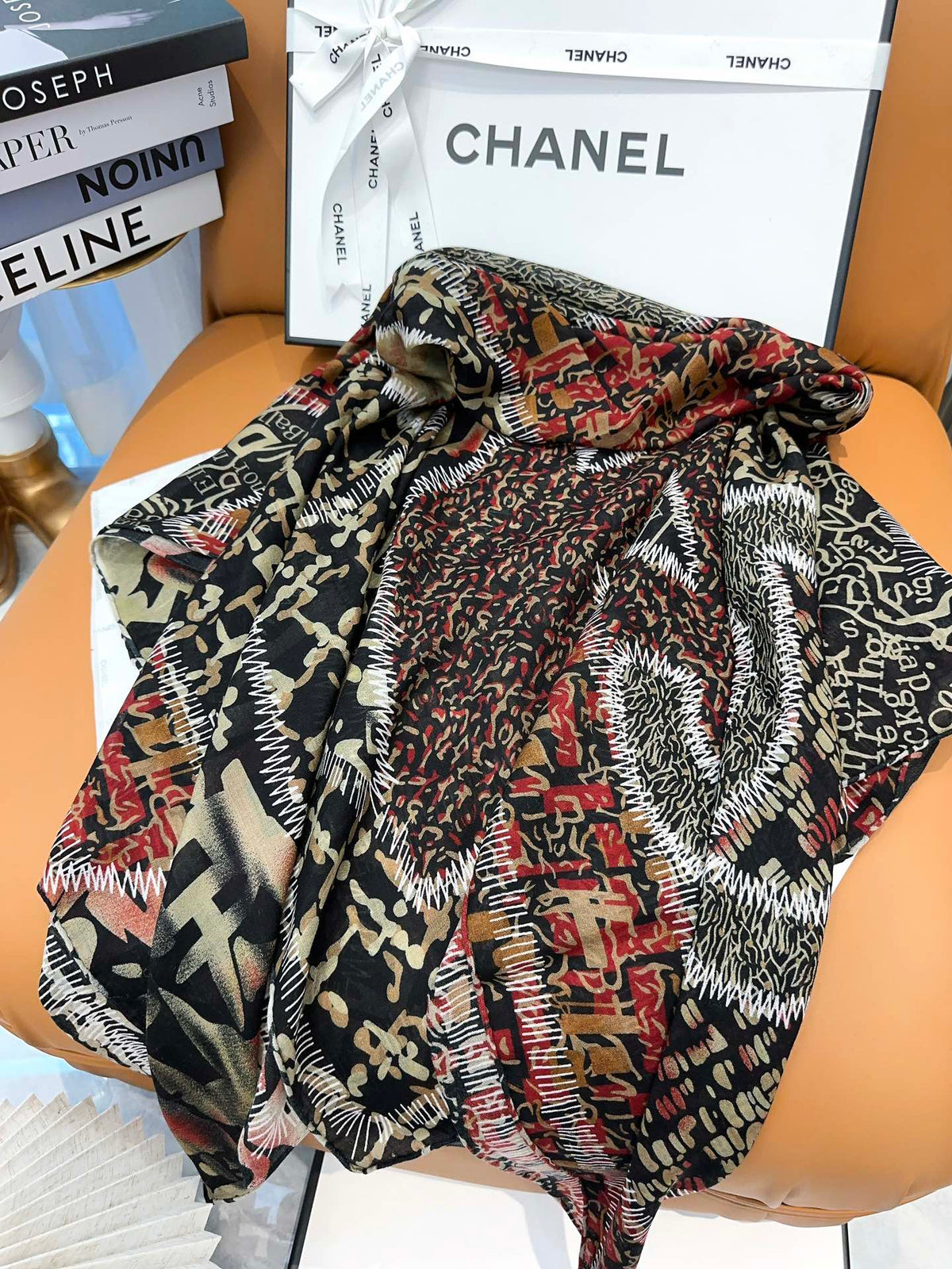 CC Square Scarf 140 CM In Colorful Cashmere 421294