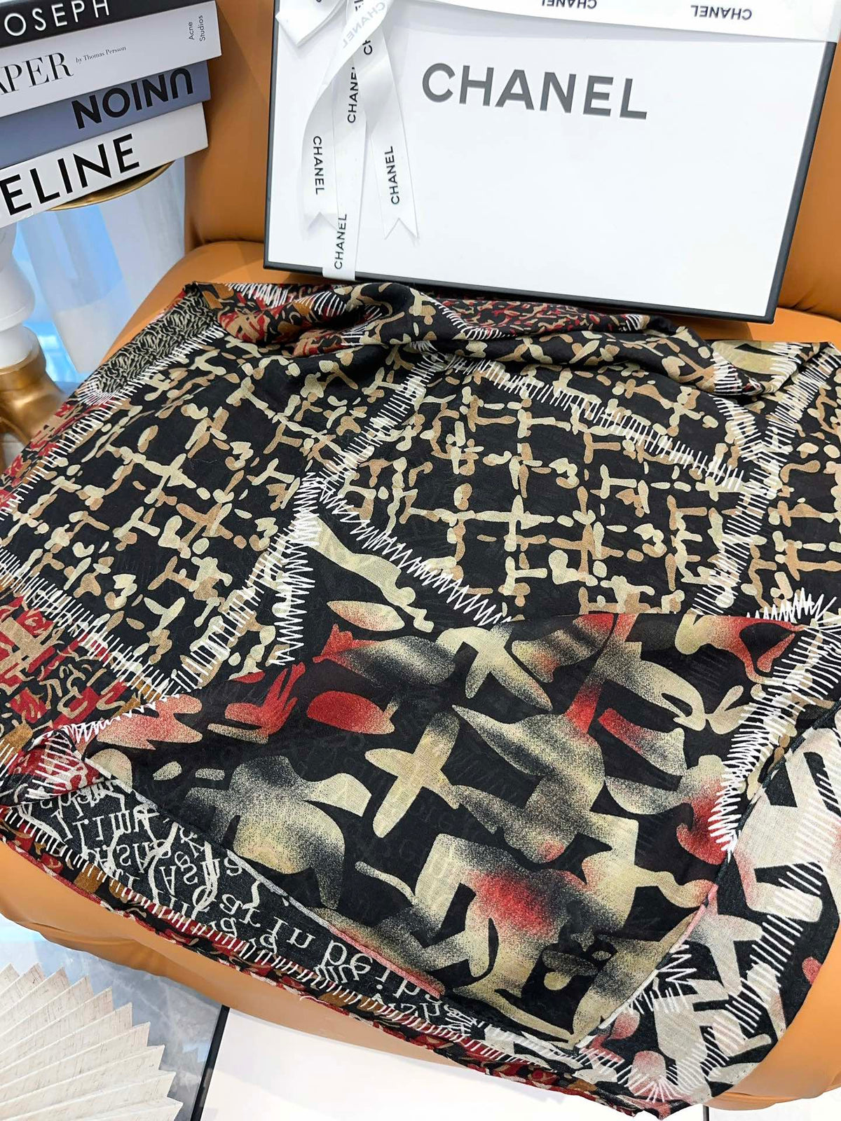CC Square Scarf 140 CM In Colorful Cashmere 421294