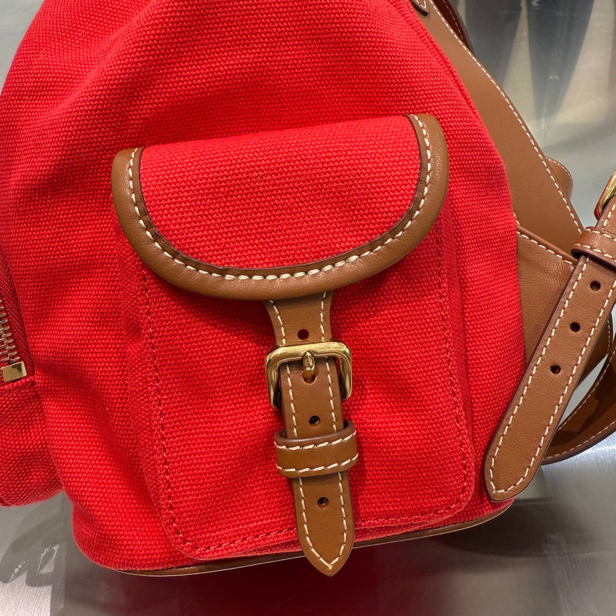 MiuMiu 2026 Aluminum Backpack Bag 30cm Canvas