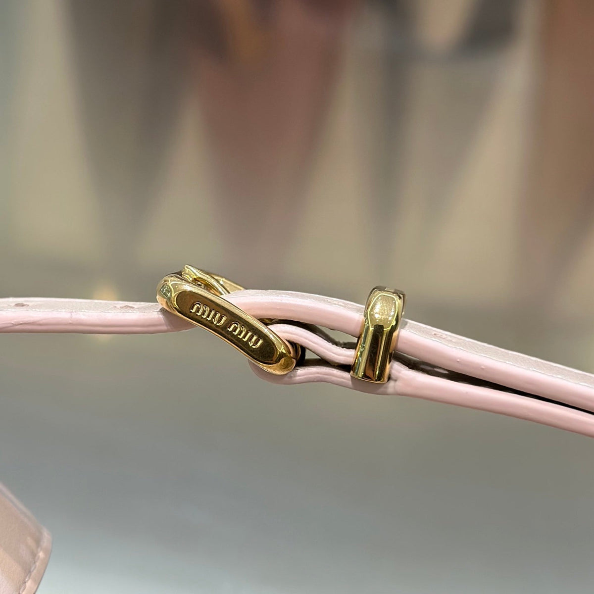MiuMiu 2026 Matelassé Zipped Pouch Bag 15cm Pink Leather