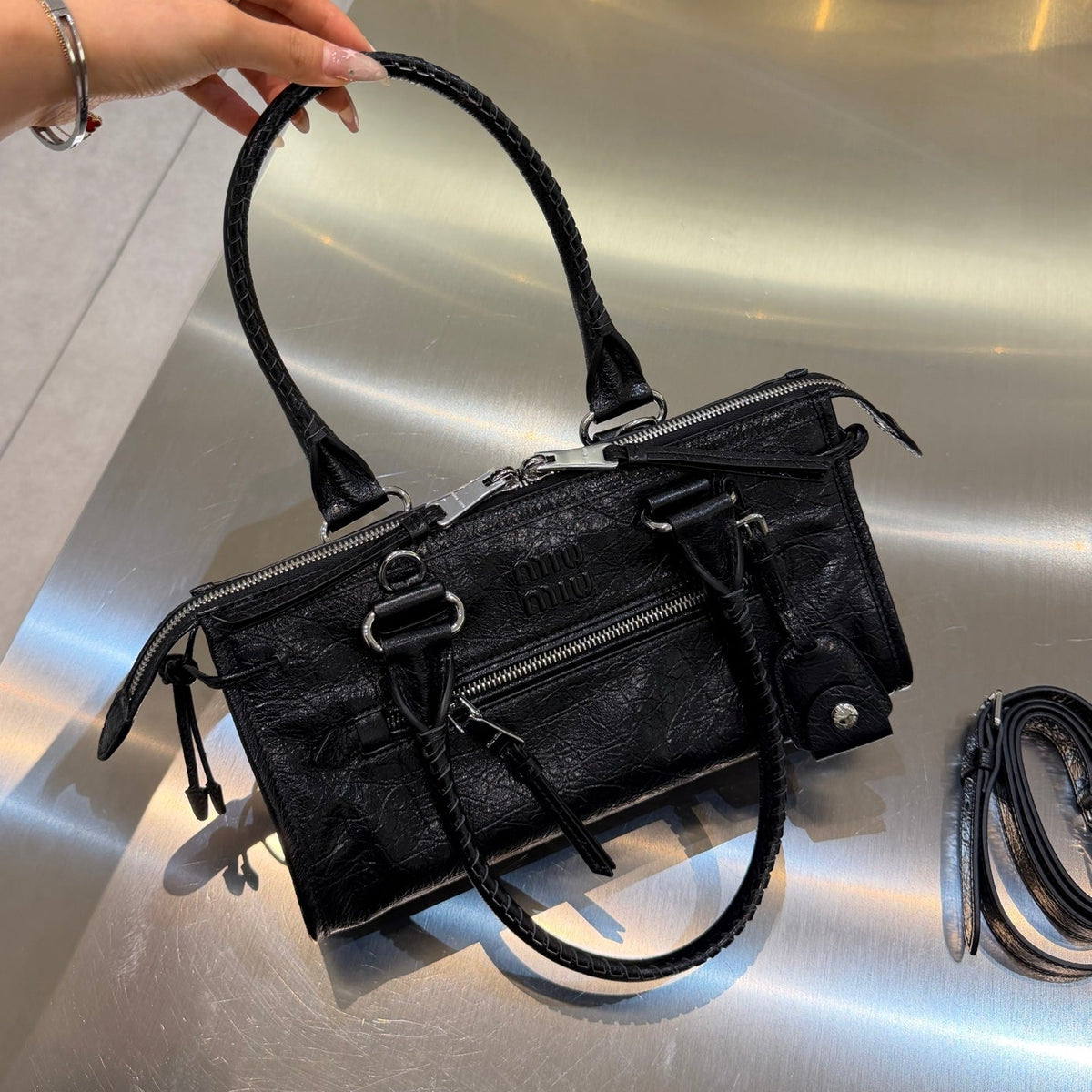 MiuMiu 2026 Beau Bag 29cm Leather