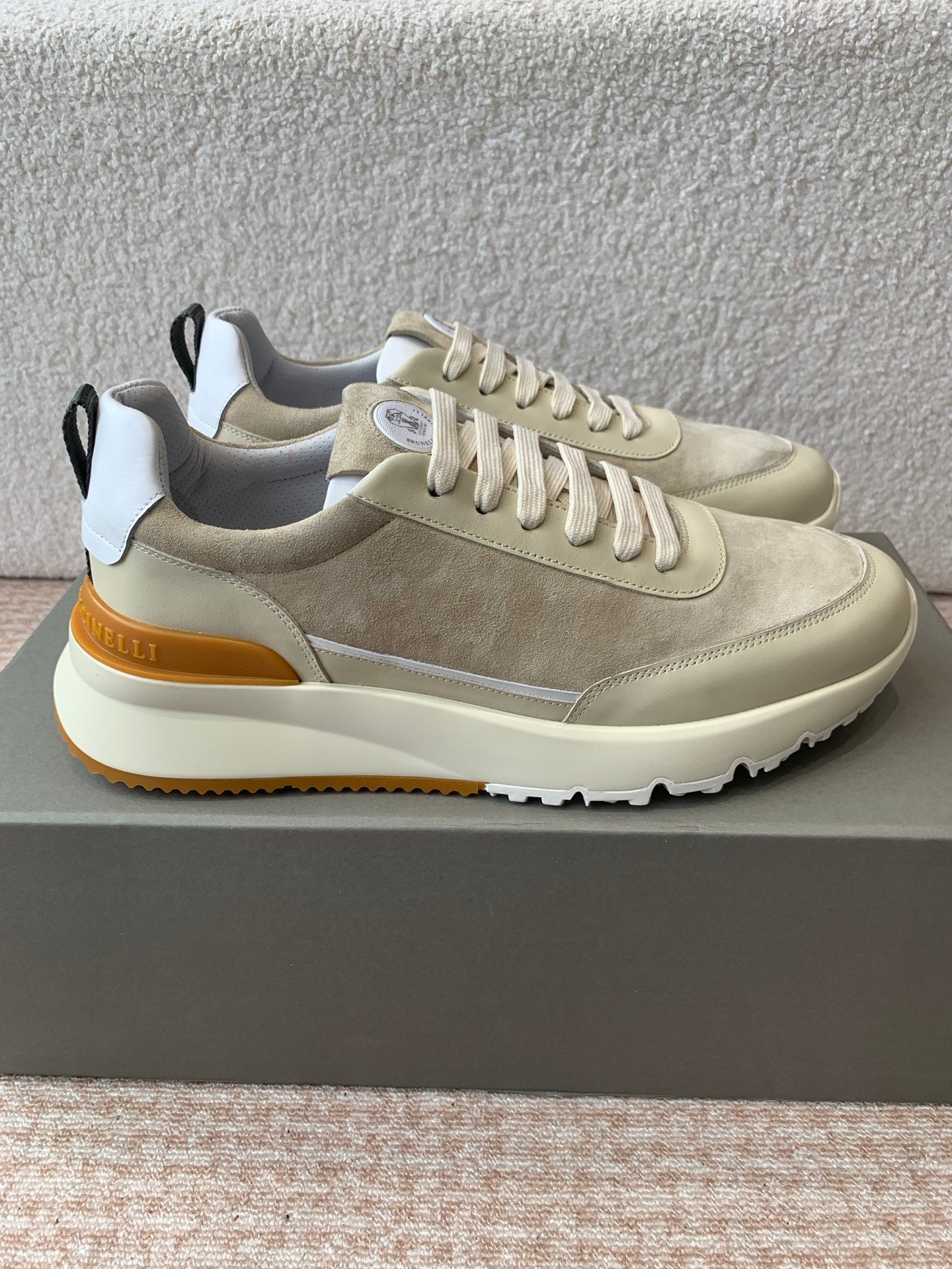 CL 25C Brunello Cucinelli Beige Sneaker Suede 298885