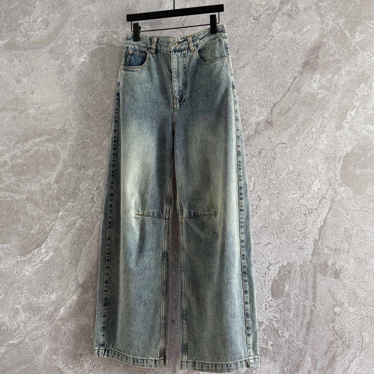 Loewe Waist-burnt  Jeans Blue Cotton