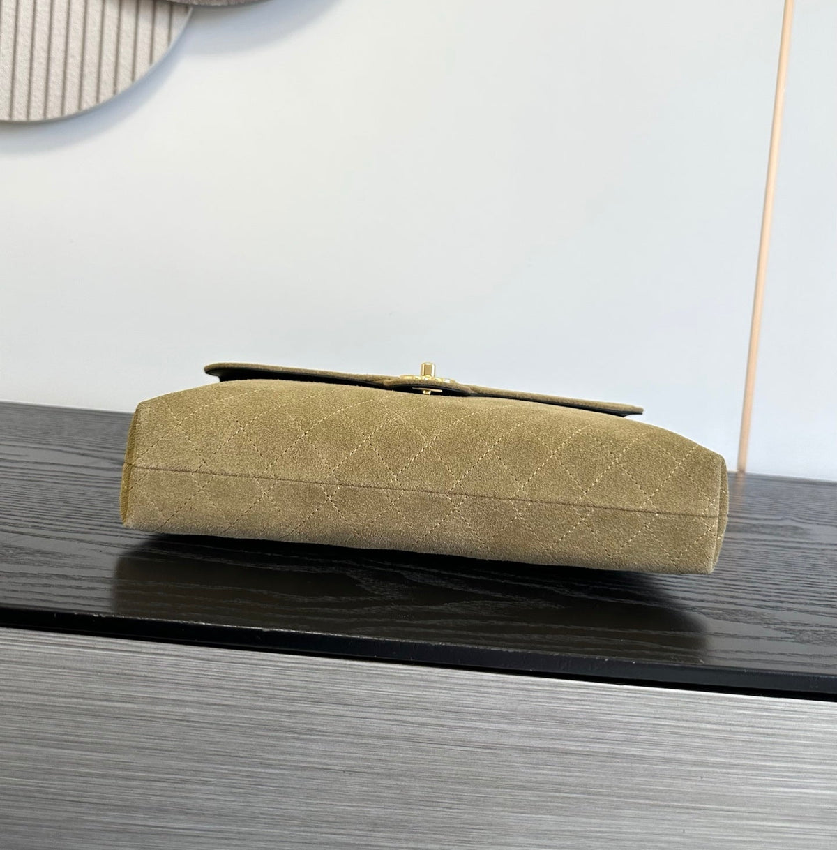 Chanel 2026 Large Clutch Bag 30cm Suede 407661