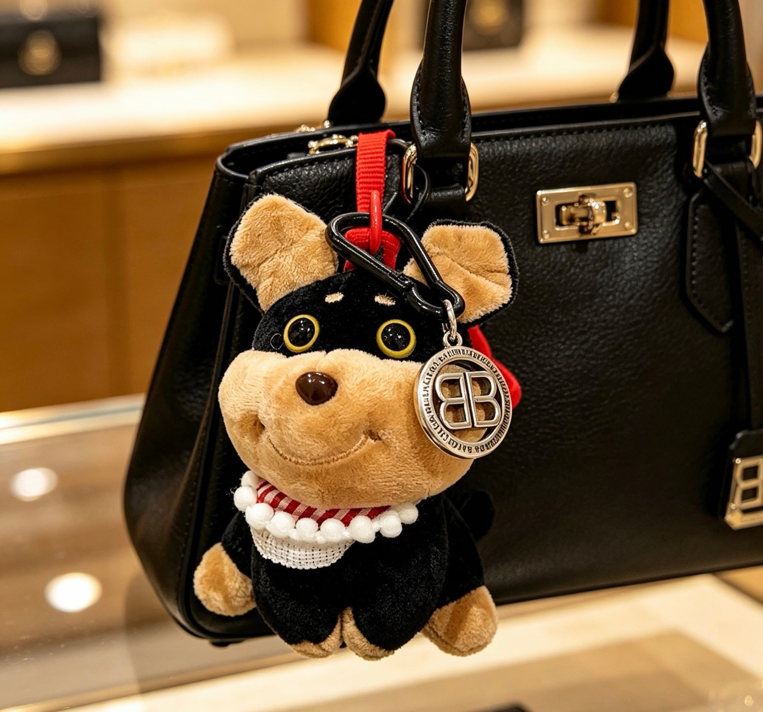 Balenciaga Plush Puppy Charm