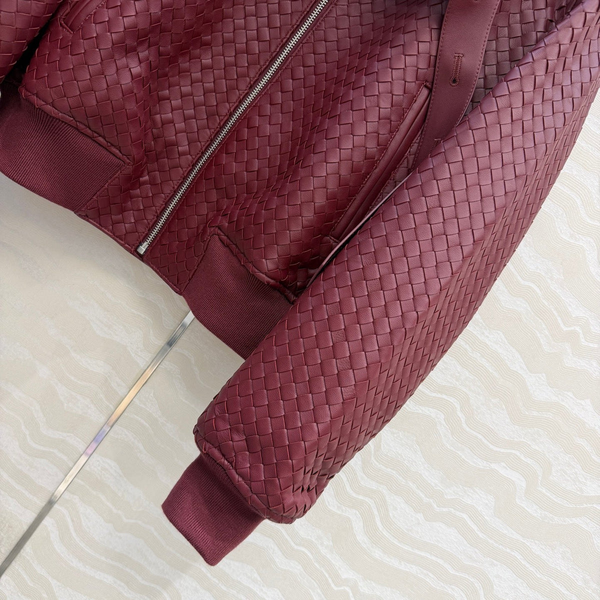 Bottega Veneta 2026 Intrecciato Jacket Leather 399858