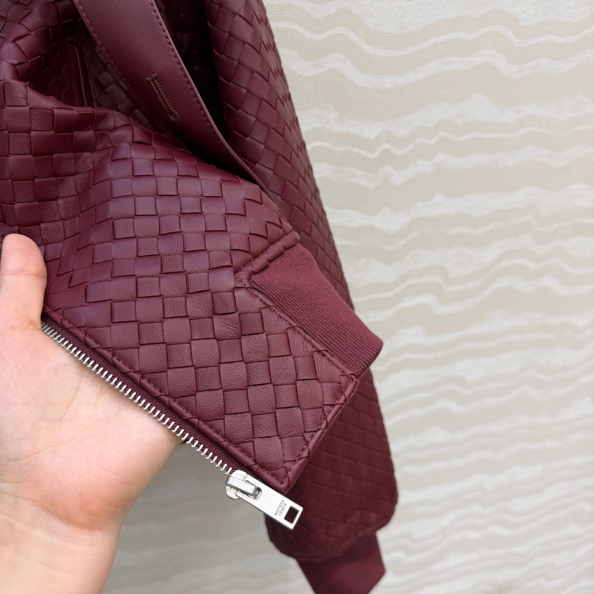 Bottega Veneta 2026 Intrecciato Jacket Leather 399858