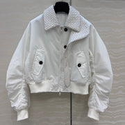 Bottega Veneta 2026 Intrecciato Jacket Cotton Leather 435633