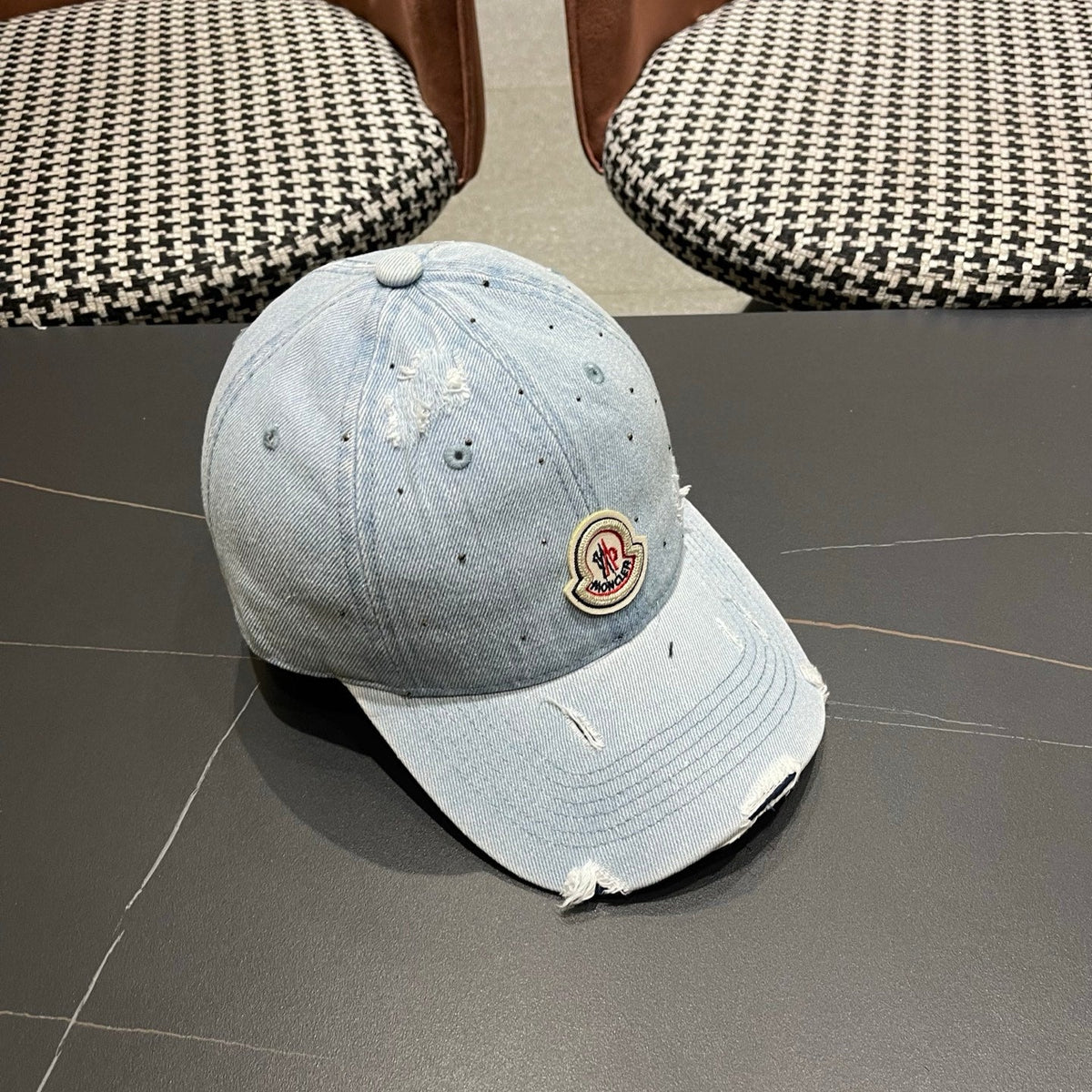 Moncler Denim Baseball Cap Hat 512537