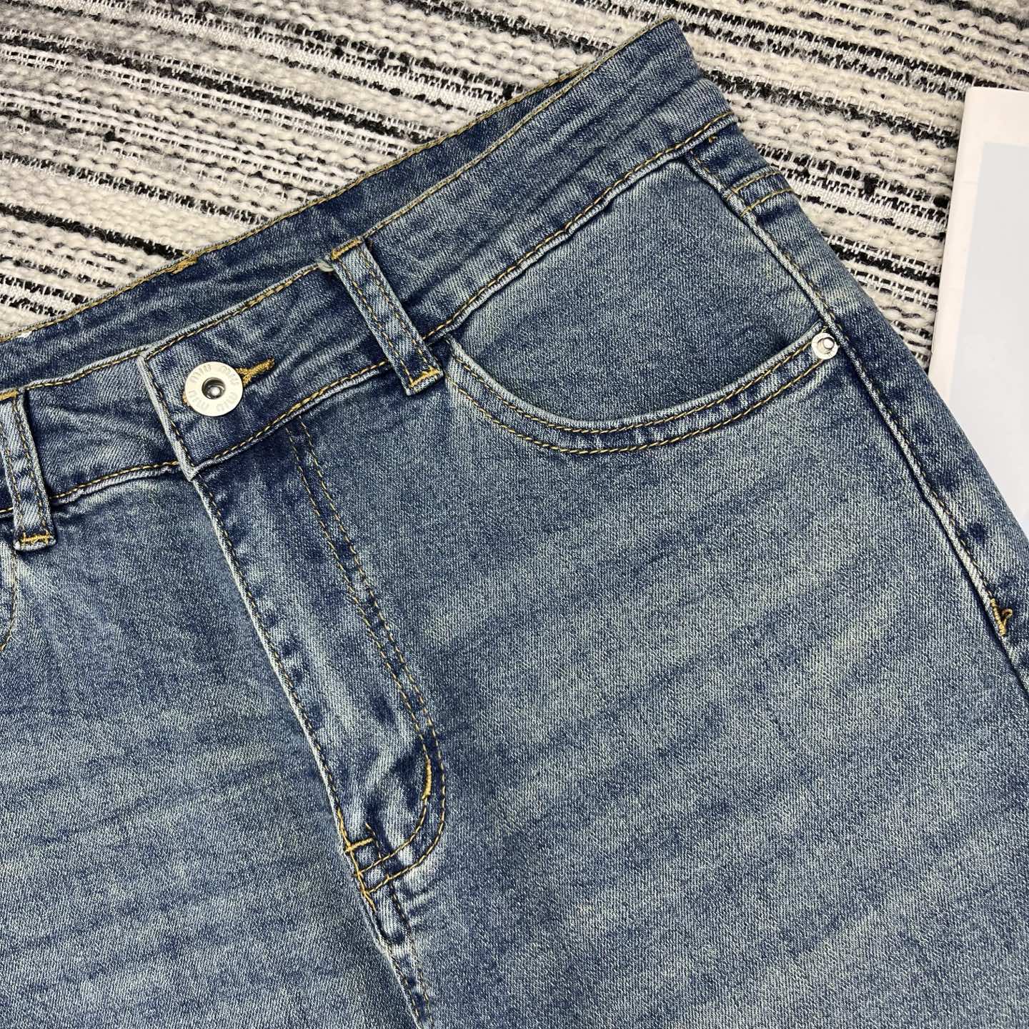 Miumiu 2026 Flared Jeans Blue Cotton 178941