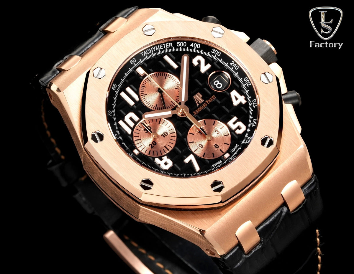 Audemars Piguet Royal Oak Offshore Chronograph 42mm Rose Gold Black Dial
