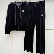 Celine 2026 Tracksuit Black Velvet 432467