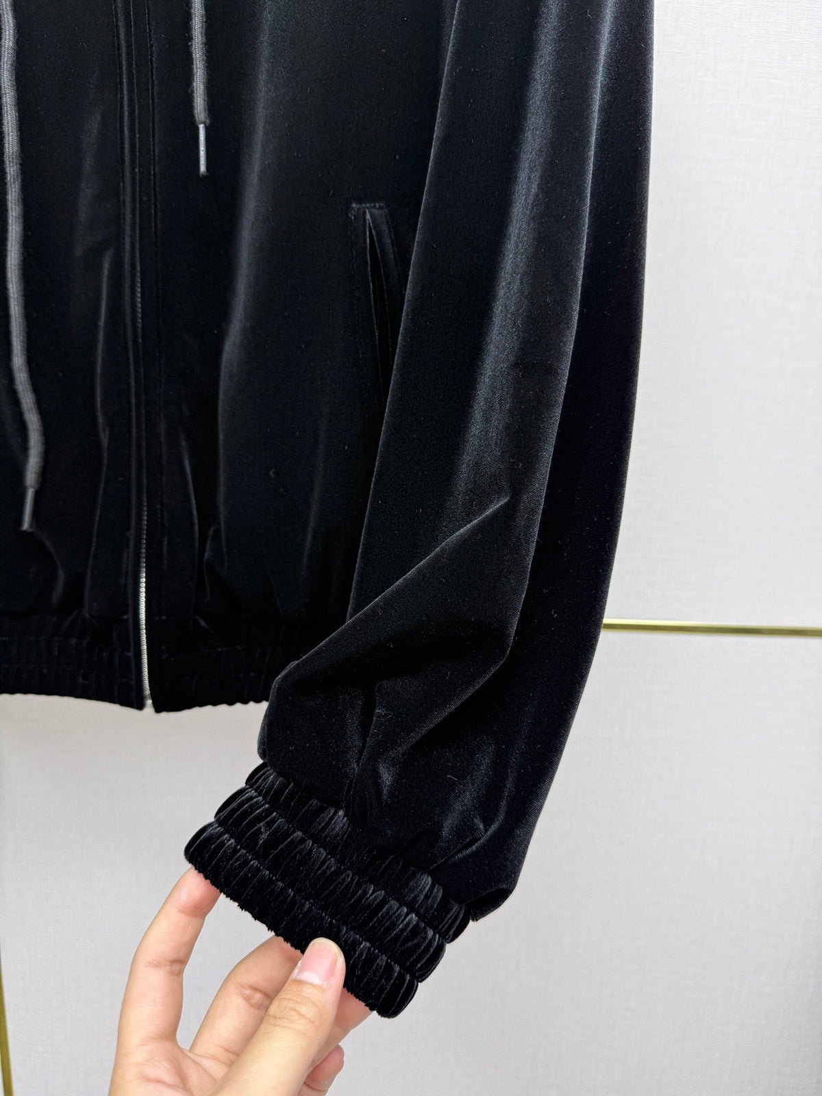 Celine 2026 Tracksuit Black Velvet 432467