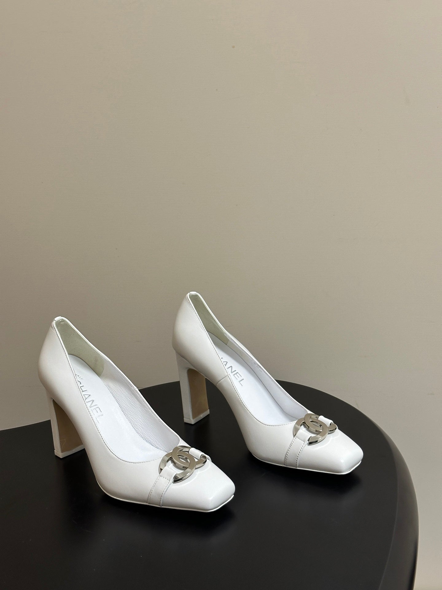 Chanel 2026 Chunky High Heels Leather Sheepskin 834665