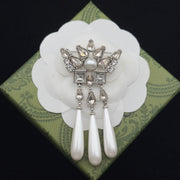 Gucci Brooch Silver 184021