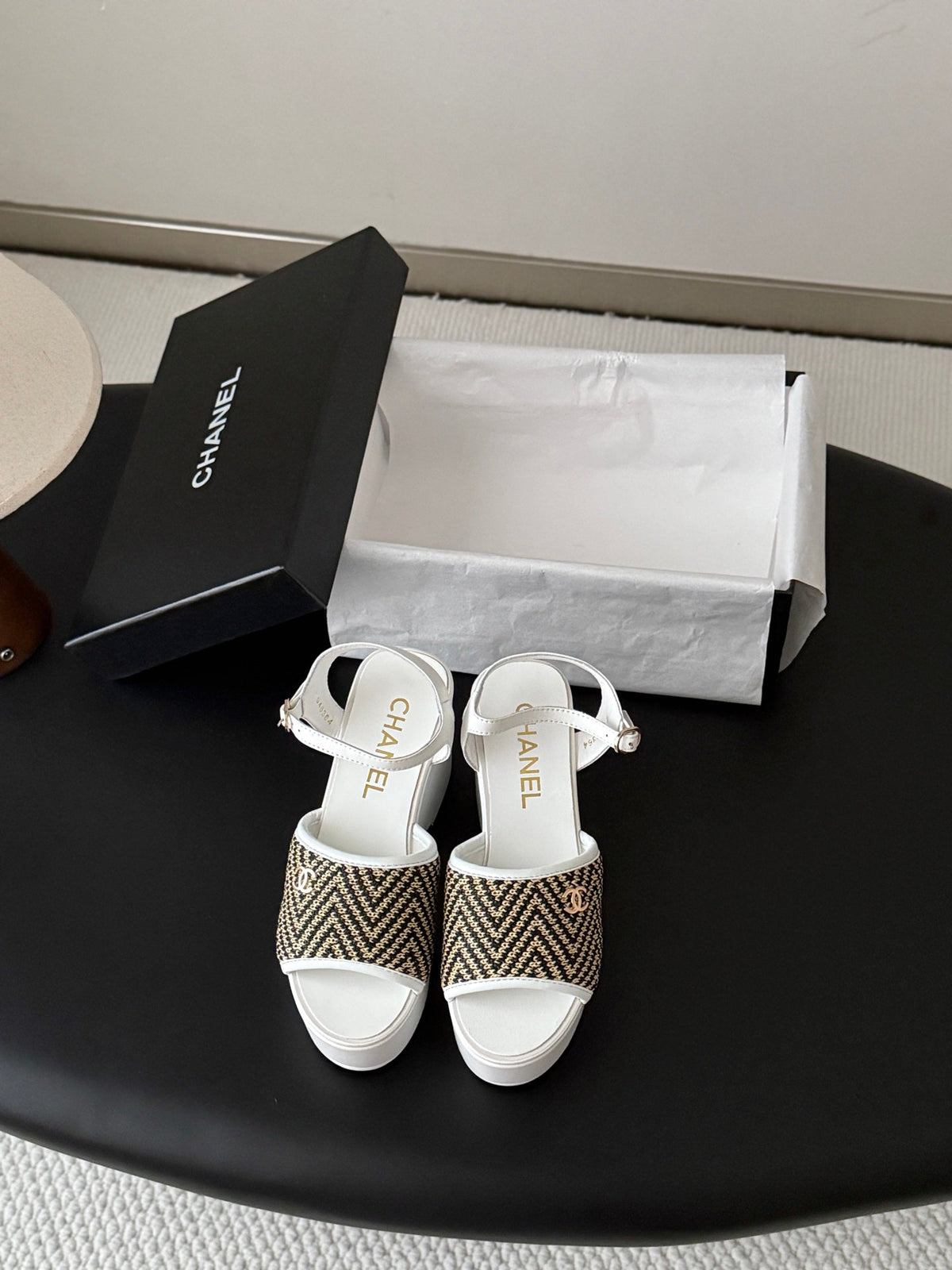Chanel 2026 Sandals 120mm Lambskin 926361