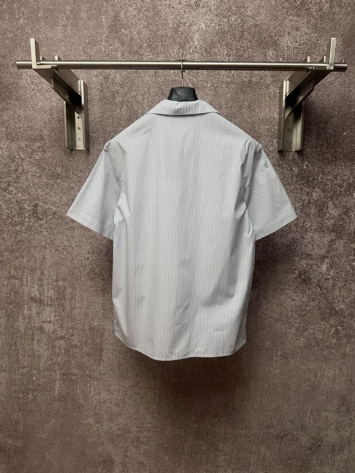 GC 2026 Men's Short-Sleeve Shirt White Blue Cotton  643456