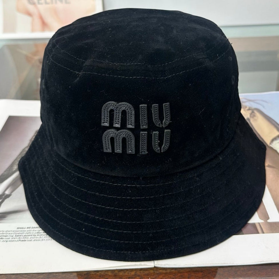 Miumiu Velvet Bucket Hat 497162