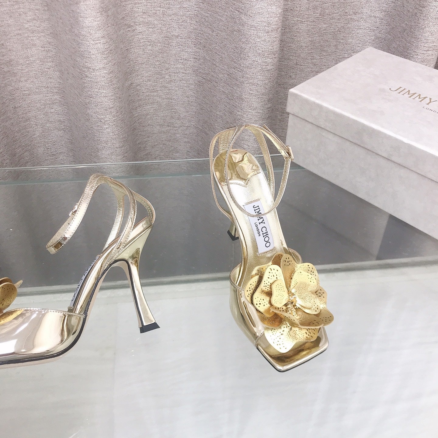 Jimmy Choo 2026 Mimmi Sandals 85mm Sheepskin 910775
