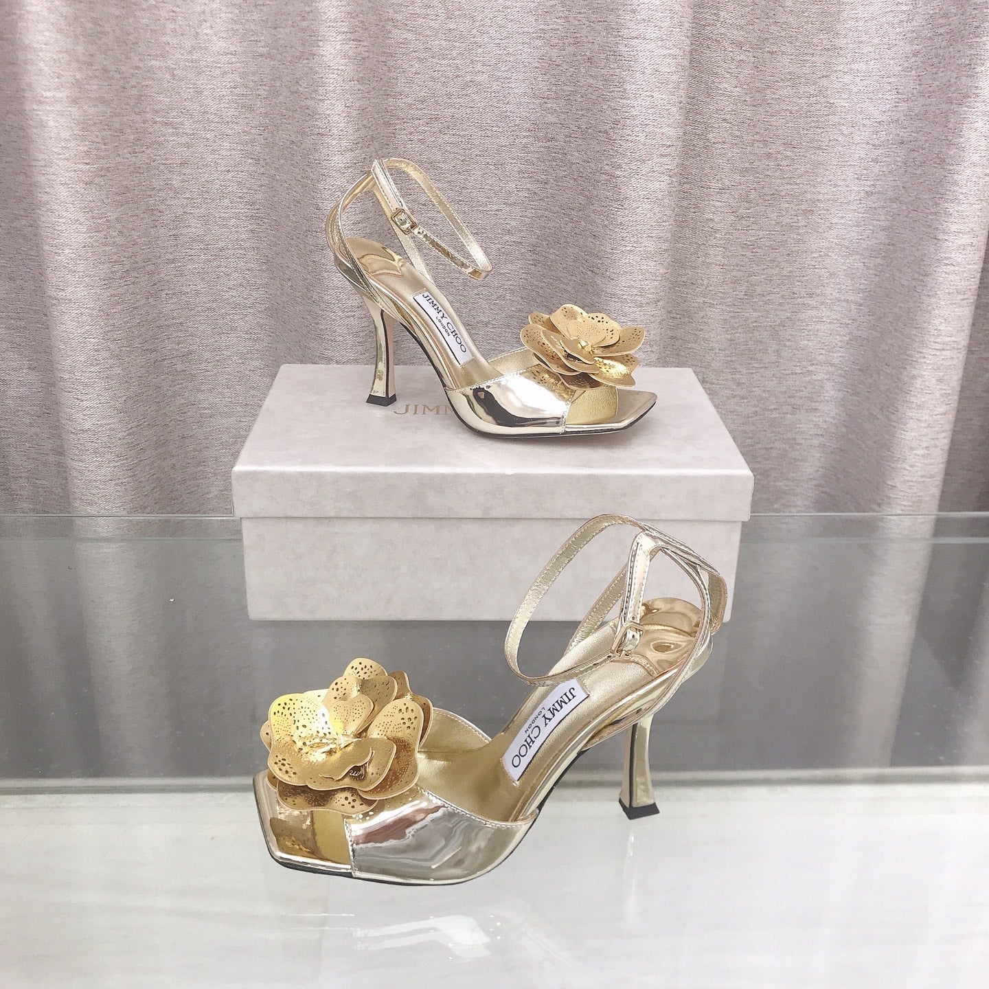 Jimmy Choo 2026 Mimmi Sandals 85mm Sheepskin 910775