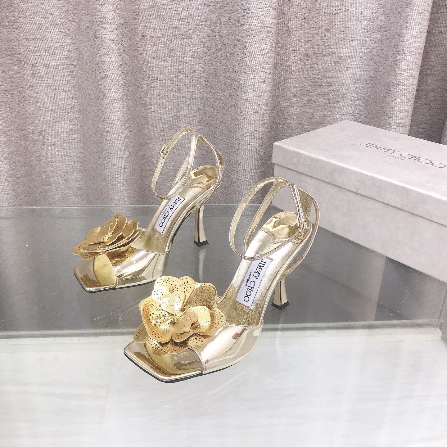 Jimmy Choo 2026 Mimmi Sandals 85mm Sheepskin 910775