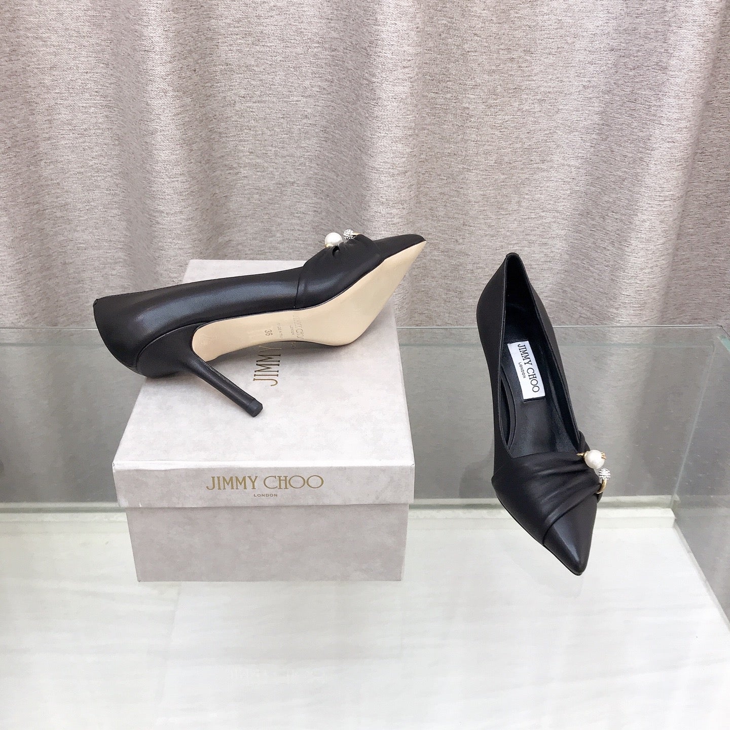 Jimmy Choo 2026 Rafi Shoe Mianyang Leather 956643