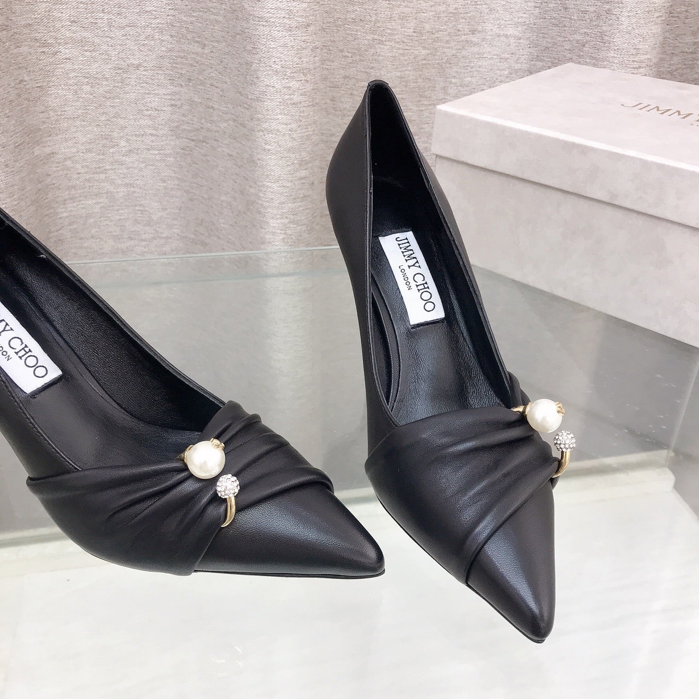 Jimmy Choo 2026 Rafi Shoe Mianyang Leather 956643