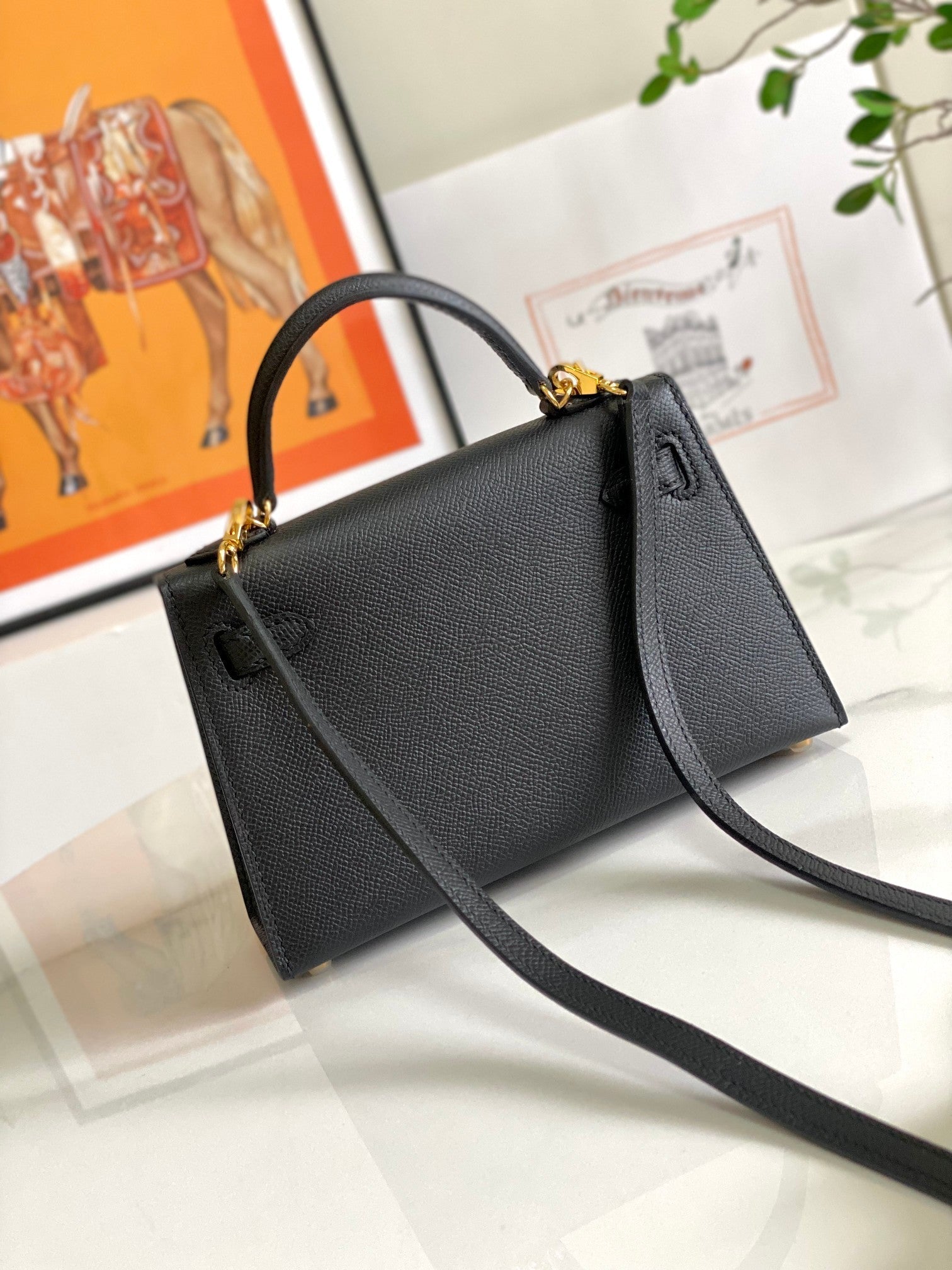 HM Mini Kelly 19cm Epsom Leather