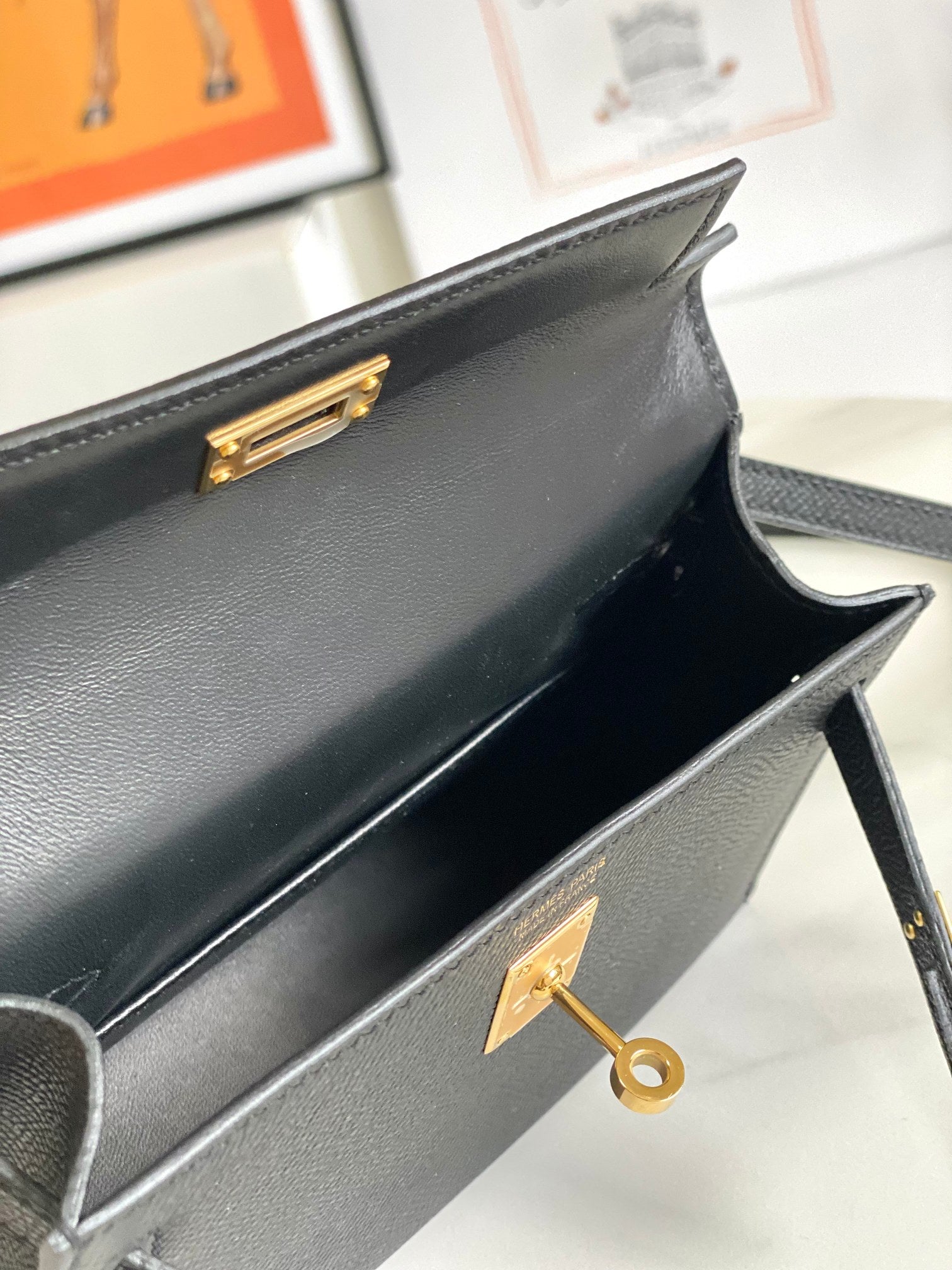 HM Mini Kelly 19cm Epsom Leather