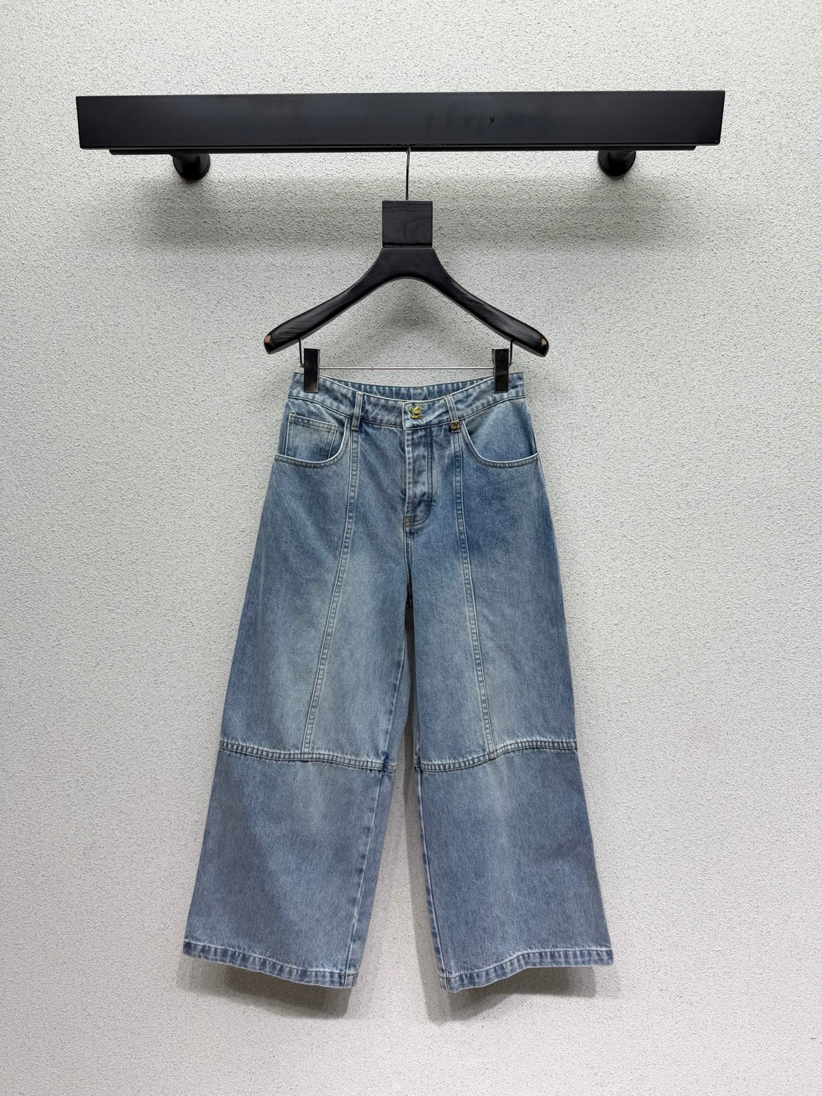 Chanel 2026 Wide-Leg Jeans Cotton 398343