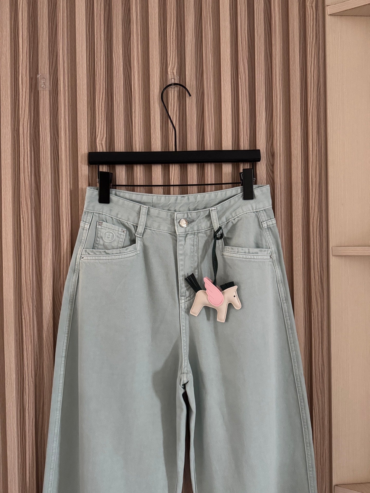 Hermes 2026 Jeans Light Blue Denim Cotton 648005