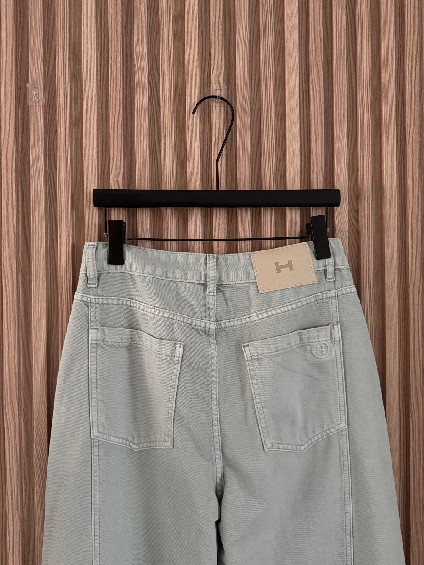 Hermes 2026 Jeans Light Blue Denim Cotton 648005