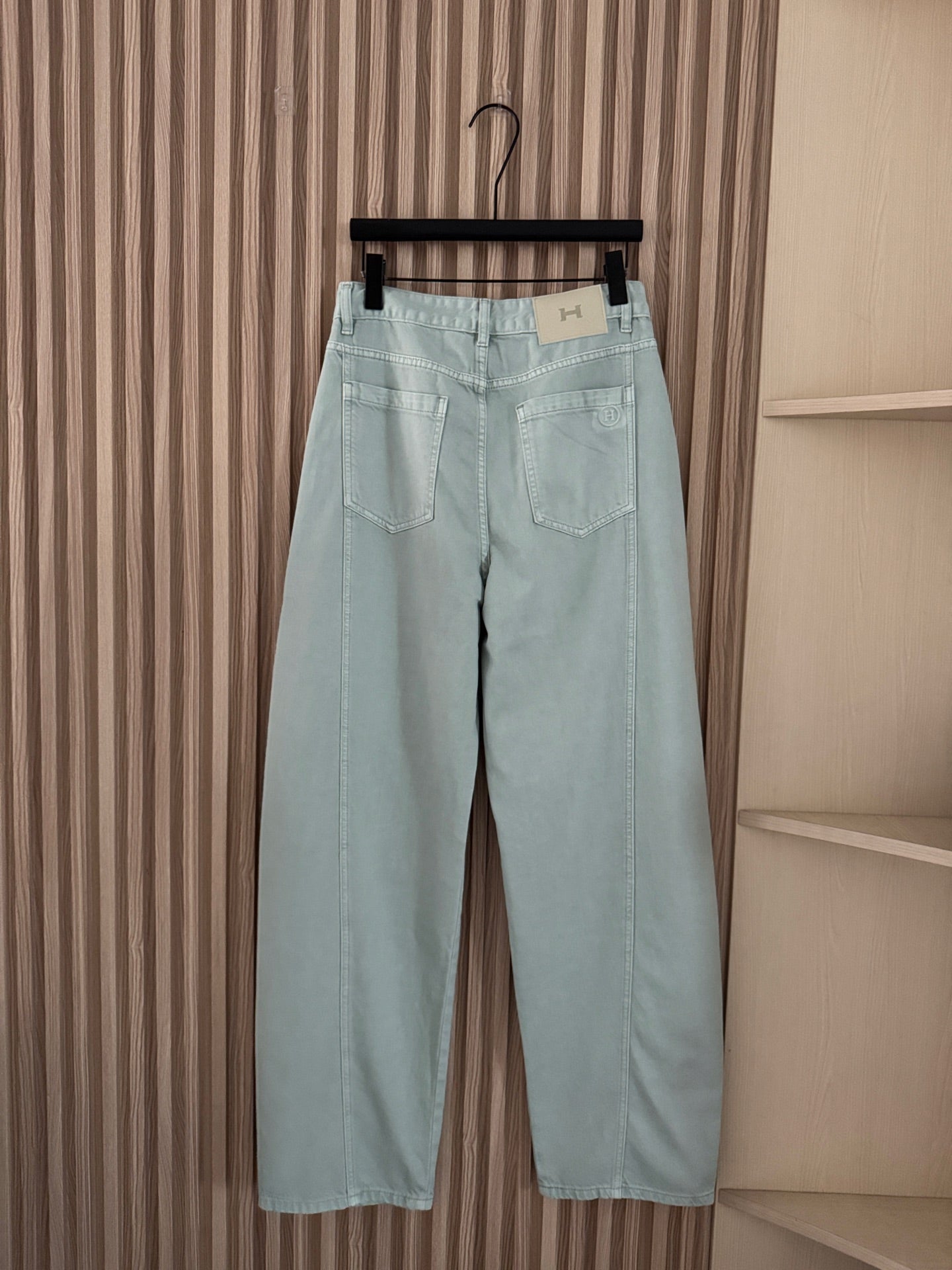 Hermes 2026 Jeans Light Blue Denim Cotton 648005