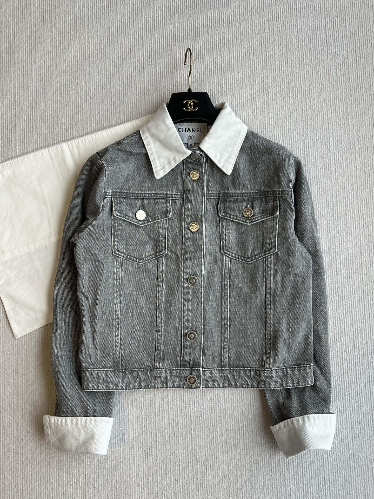 CC 25 Denim Jacket Smoky Gray Cotton 237733