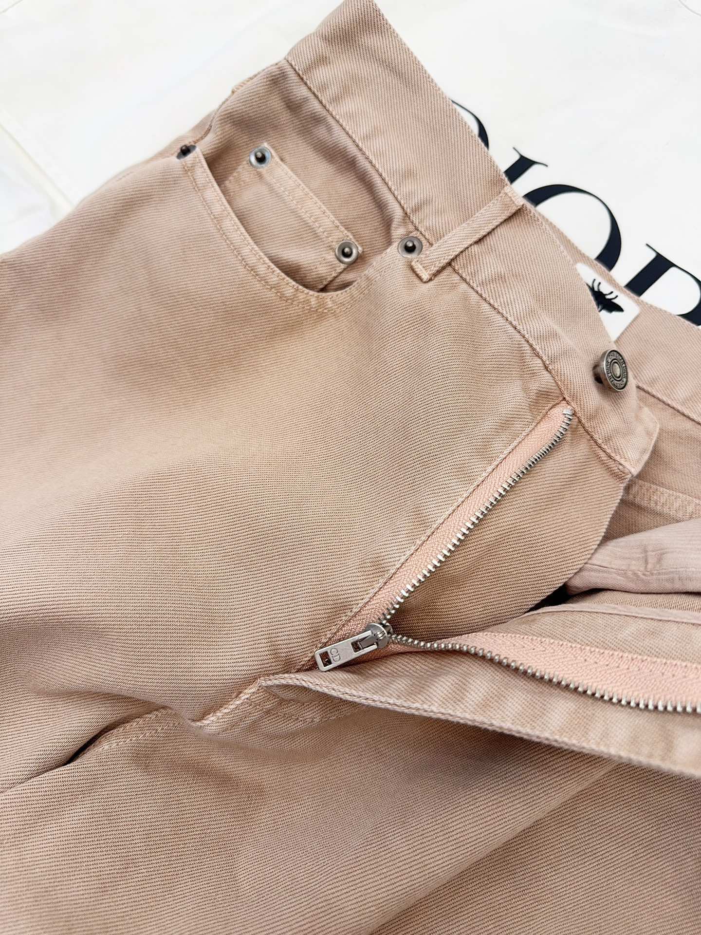CD 25 Straight Jeans Smoky Pink Cotton