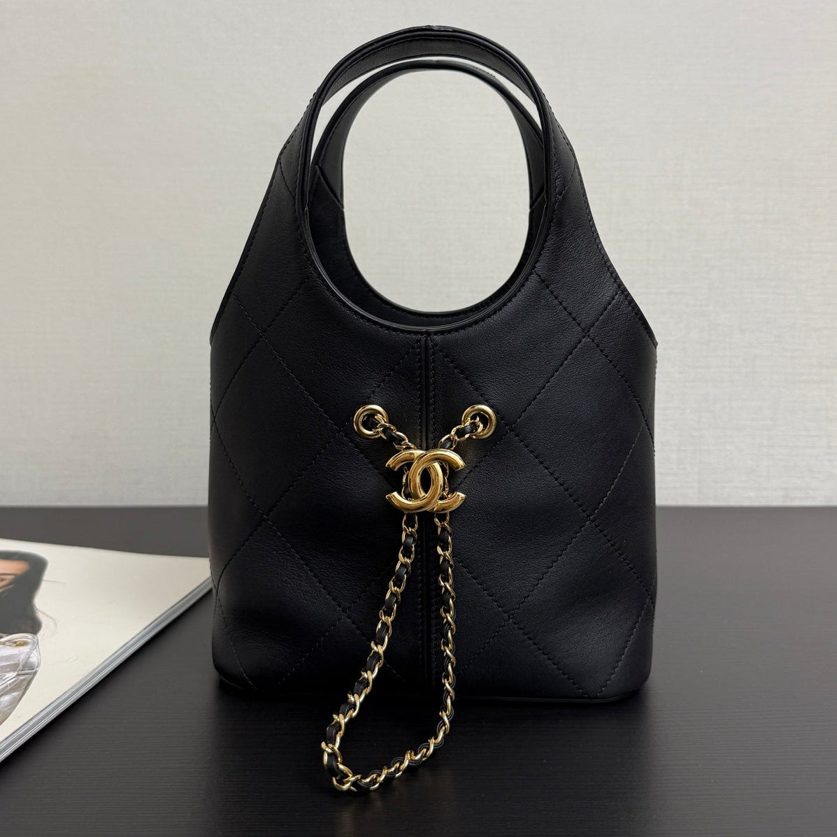 Chanel 2026 Small Tote Calfskin And Gold-tone Metal