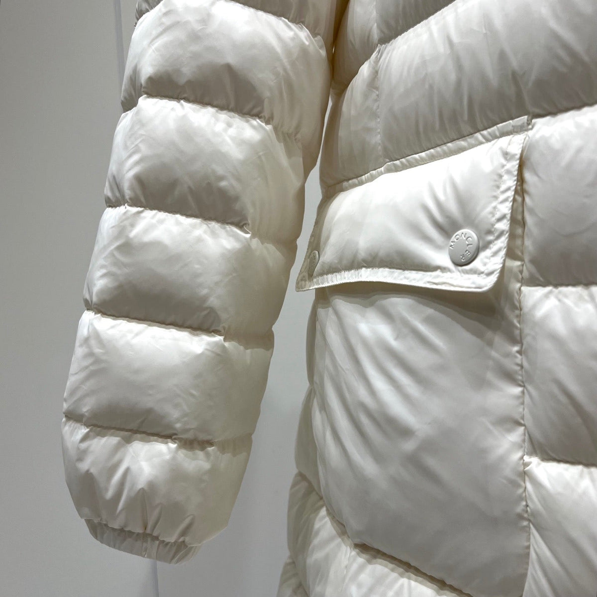 Moncler 2026 Genet Long Down White Jacket