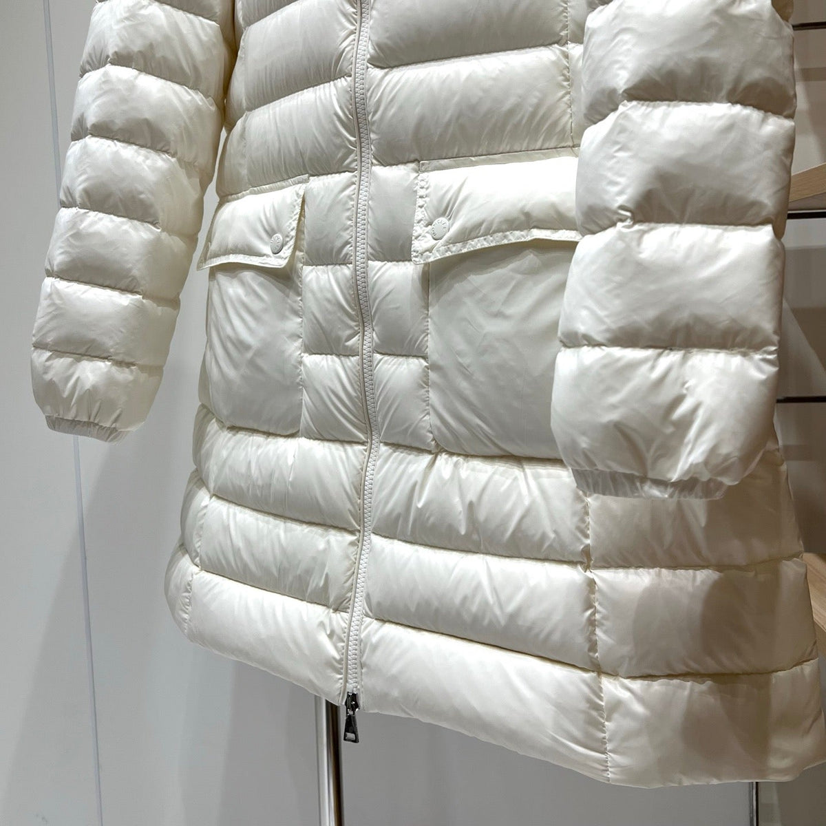 Moncler 2026 Genet Long Down White Jacket