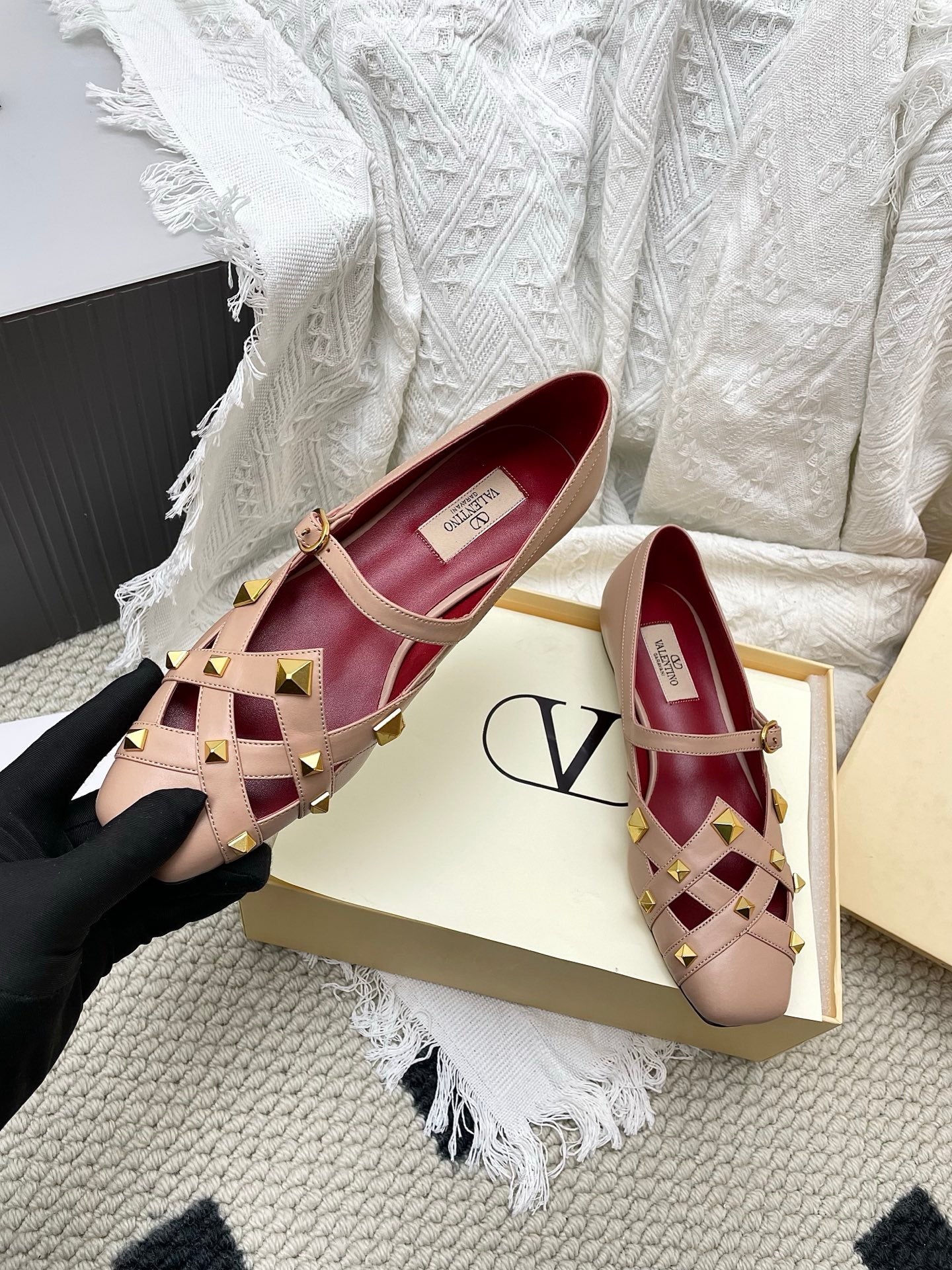 VT 26s Mary Jane Ballet Flats Lambskin